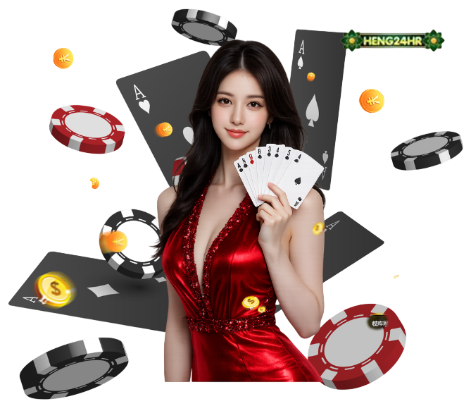 HENG24HR คาสิโนออนไลน์ รวมไพ่และชิปเดิมพัน ดีไซน์พรีเมียม เล่นง่าย ลุ้นกำไรได้ทุกวัน
